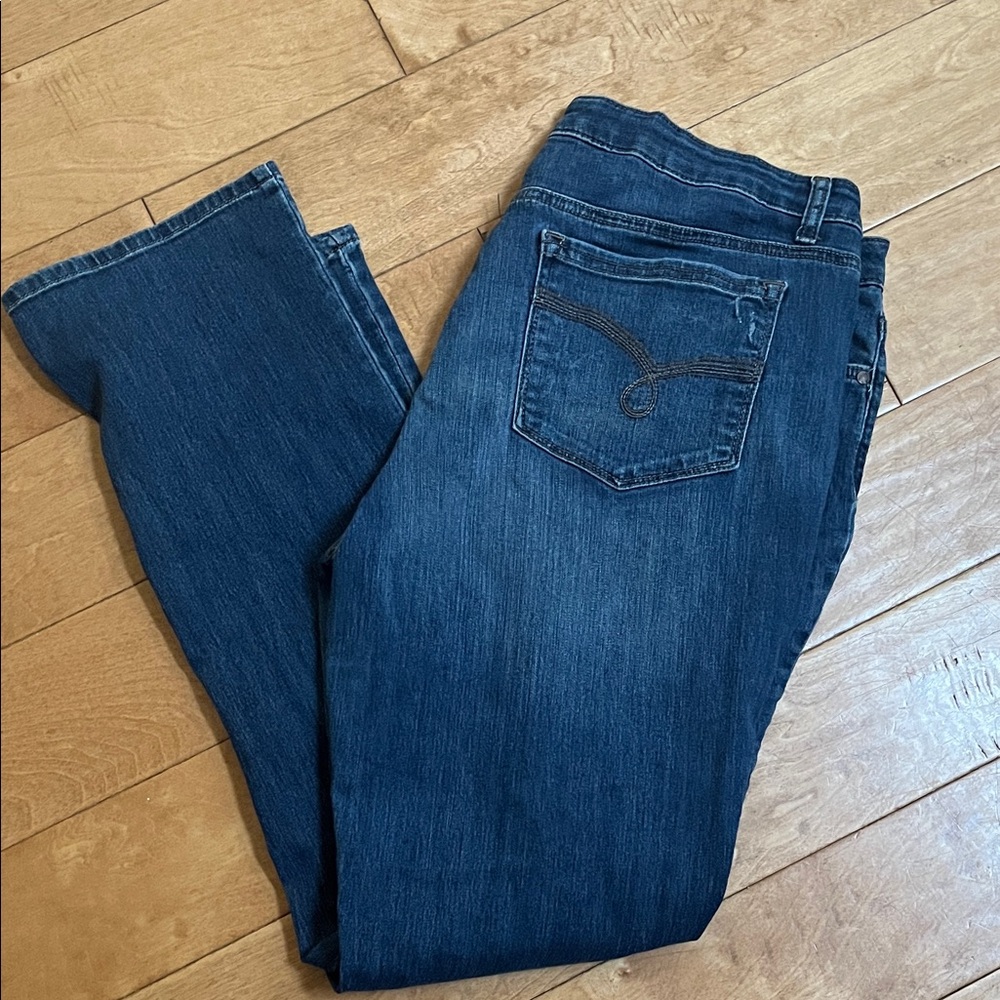 Lee Women's Dark Blue Straight Leg Jeans